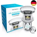 Bächlein Universal Ablaufgarnitur mit Überlauf (Chrom) - Pop Up Ventil für Wa