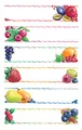 AVERY Zweckform 59473 Marmeladen Etiketten Obst (wiederablösbar) 18 Aufkleber