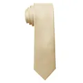 HerrenKrawatte von Hand gefertigt & sorgfältig verarbeitet 6 cm breit Beige