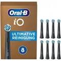 Oral-b Io Black Ultimative Reinigung Aufsteckbürsten Für Elektrische Zahnbürste, Briefkastenfähige Verpackung, 8 Stück