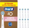 Oral-B iO Sanfte Reinigung Aufsteckbürsten 8er PACK, Weiß