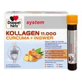Doppelherz Kollagen 11.000 Curcuma + Ingwer System Trinkampullen 750 ml