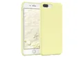 EAZY CASE Handyhülle Premium Silikon Case für iPhone 8 Plus / 7 Plus 5,5 Zoll, Slimcover Handy Softcase Silikon Schutzhülle mit Kameraschutz Gelb