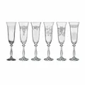 Sektgläser Sektglas Royal verschiedene Ornamente 190 ml 6er Set Kristallglas Boh