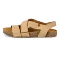 El Naturalista Unisex. 2579911ZZ005_020 Leder-Sandalen N5799 
Balance beige (43), 1 bis 3 cm, Klettverschluss, Lässig