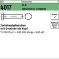 Sechskantschraube Iso 4017 Vg M 6 X 80 8.8 Galvanisch Verzinkt