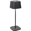Zafferano Akku-Tischlampe Ofelia Pro Dark gray
