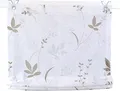 Kutti Raffrollo Dandelion Marc, mit Hakenaufhängung, ohne Bohren, weiß, blickdicht, Ausbrenner, gemustert, floral, pflegeleicht