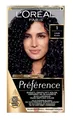 L'Oréal Preference Haarfarbe - 1 Schwarz (2 x 60 ml, 54 ml)