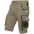 PUMA Workwear Arbeitsshorts PRECISION X - kurze Arbeitshose Herren - Bequeme Passform Robustes und flexibles Material mit Reflektoren - Praktische Taschen braun 44
