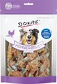 DOKAS Getreidefreier Premium Snack mit Hühnerbrust & Fisch für Hunde – Ideal für zwischendurch, 220 g (6er Pack)