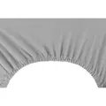 DecoKing Spannbettlaken Spannbettlaken 100% Baumwolle Schlafzimmer Bettlacken Betttuch grau 200-220 cm x 200 cm
