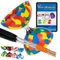 Jester Diabolo Jonglierset – Kugellager Achse ProfiDiabolo mit AluHandstäbe u...