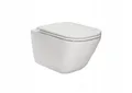 WC Seat Duroplast White, Soft Close, Removable, Replacement