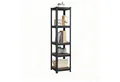 SONGMICS Standregal Küchenregal, 1-tlg., Lagerregal, 5 Ablagen, verstellbar, 37 x 37 x 150 cm