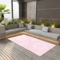 Outdoor-teppich Arakil Rosa 80x150 Cm Pp Vidaxl