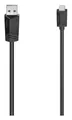Hama 200607 0,48 Gbit/s Micro-USB A auf USB A Männlich 0,75 m  Schwarz