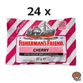 Fisherman`s Friend Menthol-Pastillen Cherry, 24x 25g vegan