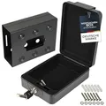 HMF 307-02 Dokumentenbox anschraubbar, Wohnmobil, Boot etc. 20,0 x 15,5 x 7,0 cm, schwarz