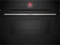 Bosch CMG7241B1 Kompaktbackofen mit Mikrowelle Compact-Mikrobackofen, AV1 Display, 2D Heissluft,