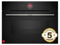 Bosch CMG7241B1 Kompaktbackofen mit Mikrowelle Schwarz