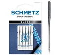 SCHMETZ | 5 Nähmaschinennadeln | Black Super Universal | 130/705 H-SU | Nadeldicke 80/12 | Mit besonderer Antihaftbeschichtung | auf jeder gängigen Haushaltsnähmaschine einsetzbar