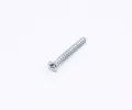 HUP  100 Stück Geräteschrauben 3,2x 25mm Stahl Kreuzschlitz