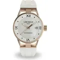 0521V13-RRMW00SW Italy Damenuhr Montecristo Lady Ref. 0521V13 Locman - Weiß/Rosa