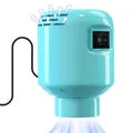 KISSLEAF Portátil Vakuumpumpe für Vakuumbeutel,55W Powerful Reise Vakuumbeutel Elektrische Luftpumpe für Vakuumbeutel Kleidung/Bettdecken/Daunenjacken/Laken/Stofftieren(Schwarz)