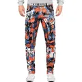 Cipo & Baxx Regular-fit-Jeans Herren regular fit Hose Stonewashed BA-CD587 (1-tlg) Auffällige Verzierungen mit Strasssteinen, Nieten und Glitzer-Effekt blau 36