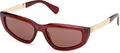 Max &Co MO0125 66E shiny dark red 56/17/140 Damen Sonnenbrillen