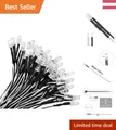 Hochwertige 5mm LED Dioden mit 20cm Kabel – Kaltweißes Licht & 100 Stück Set