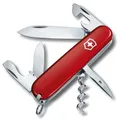 Victorinox Schweizer Taschenmesser Spartan, Swiss Army Knife, Multitoolwerkzeug, 12 Funktionen, Klinge, Korkenzieher, Dosenöffner