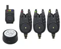 Prologic elektronischer Bissanzeiger C-Series Alarm PRO 2+1+1 3+1+1 Red Green Yellow Funk Bissanzeiger Set, (Spar-Set), Set enthält Bissanzeiger, Empfänger, kabellose Bivvyleuchte und Koffer
