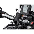 Hashiru Motorrad-Navigationsgeräthalterung Handyhalterung Motorrad Roller Moped | Befestigung Lenker 22–26,1mm oder Spiegel | Für viele Smartphone Handys wie iPhone Samsung