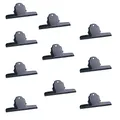 50 Alco-Albert 770S11 Briefklemmer aus Metall, 5x 10 Stück, 75 mm, schwarz (5)