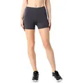 Bellivalini Leggings Damen Kurze Leggings aus Baumwolle BLV50-186 (1-tlg) elastischer Bund grau M