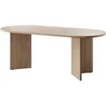 Ovo - Tisch Essstisch Oval, Holzoptik Lindberg Eiche, 204 X 90 Cm - Selsey