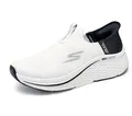 Skechers Damen Max Cushioning Elite 2.0 Eternal Hands Free Slip-in-Sneaker Running, Sports Shoes, Weiß/Schwarz, 39 EU