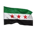 PHENO FLAGS Flagge Syrien Flagge - Syrienfahne 90 x 150 cm, Strapazierfähige Fahne für Fahnenmast, mit 2 Ösen