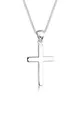 Elli Halskette Damen Kreuz Symbol Basic in 925 Sterling Silber