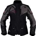Modeka Panamericana 2 Damen Motorrad Textiljacke, schwarz/dunkelgrau, 42