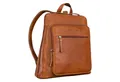 STILORD Notebookrucksack "Camden" Moderner Lederrucksack Damen Echtleder Mittelgroß 14 Zoll