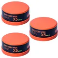 Morfose Pro Hair Wax Strong Hold 3 x 150ml (orange)