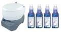 Campingaz Antimikrobielle Toilette 20 Liter Campingtoilette + 4x Instabue Extra