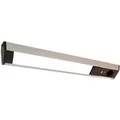 kalb LED Unterbauleuchte mit Schalter und Steckdose 230VAC 3000 Kelvin USB Typ A und C Aluminium und ABS IP20 Silbergrau