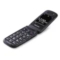 Panasonic KX-TU446EXB Seniorenhandy zum Aufklappen schwarz