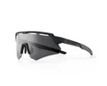 ROCKBROS Fahrradbrille Polarisierte Radbrille mit UV-Schutz und Korrektureinsatz - Grau