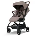 my junior® Buggy PICO³ | bis 22kg | Einhand AutoFold-Klappmechanismus | Ergonomische Liegeposition nach IGR e.V. | großes Sonnenverdeck UV50+ | Handgepäckmaß | 2 Belüftungsfenster Hazel - Black