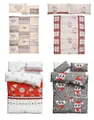 OTTO home Bettwäsche Janina in Gr. 135x200 oder 155x220 cm, Linon, 2 teilig, 100% Baumwolle, viele Winterdesigns: Patchwork, Schneemann, Eule, Bär